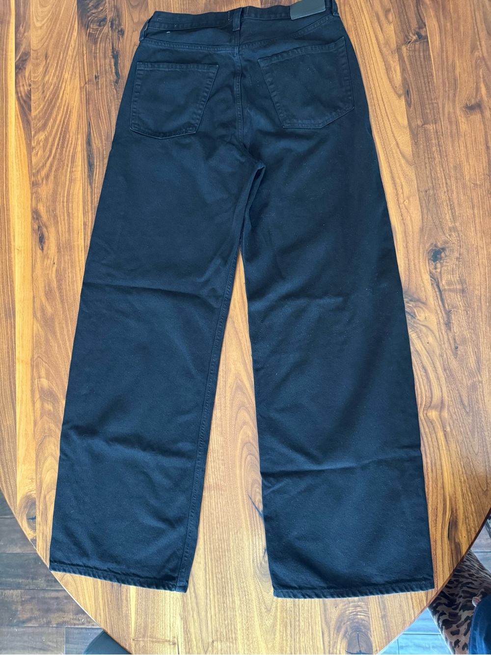 Citizens of Humanity High Rise Wide Barrel Leg Black Women’s Jeans - Picture 4 of 5